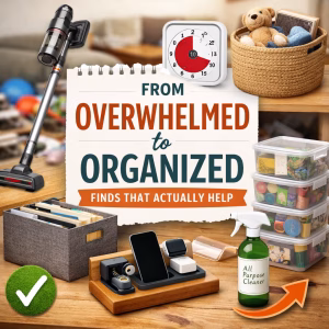 overwhelmed and organized