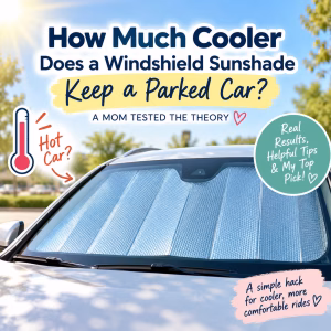 Do windshield sunshades keep cars cooler