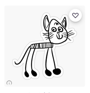 cat sticker